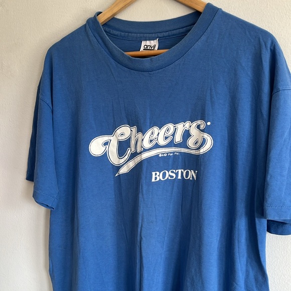 Vintage Cheers Boston T-Shirt / XL / Single Stitch / Anvil - Picture 3 of 6